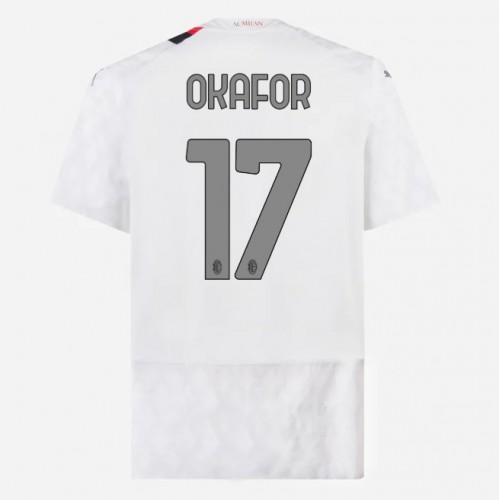 AC Milan Okafor 17 Voetbalshirt Uit 2023-24 AC Milan Okafor 17 Voetbalshirt Uit 2023-24